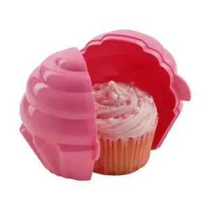 Essentials by Premier Hallie Hot Pink PP Cupcake Keeper