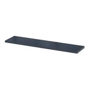 GoodHome Rigga Modular Navy blue Timber Rectangular Floating shelf (L)80cm x (D)19cm