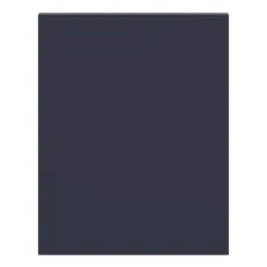 GoodHome Garcinia Matt navy blue Matt Navy blue Standard Blanking panel (H)720mm (W)570mm