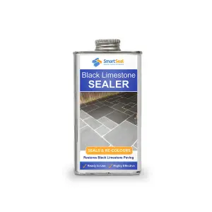 Limestone Sealer Black, Slate Sealer, (Smartseal), Protect, Enhance and Restore Natural Stone Patio, Ultra-Durable, 150ml Sample