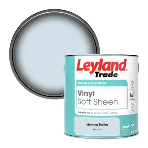 Leyland Trade Vinyl Soft Sheen Walls & Ceilings Emulsion Paint Morning Skyline (PPG1161-1) - 2.5L