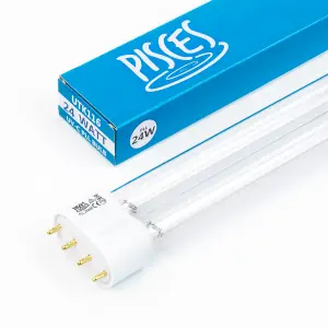 Pisces 24w (watt) PLL Replacement UV Bulb Lamp for Pond Filter UVC