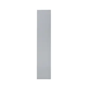 GoodHome Alisma High gloss grey Slab Tall larder Cabinet door (W)300mm (H)1467mm (T)18mm