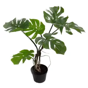 65cm Leaf realistic Artificial Monstera Cheese Plant