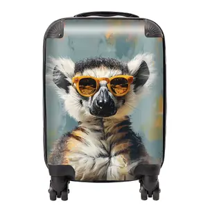 Lemur In Glasses Suitcase - Mini Cabin