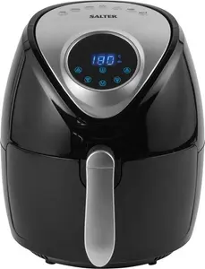 Salter EK4221AS Digital Air Fryer – 4.5L Oil-Free Fryer, Rapid Hot Air Circulation, Non-Stick Cooking Basket, Digital Display, 7 Cooking Functions,