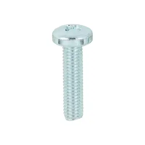 TIMCO Machine Pan Head Silver Screws - M5 x 20