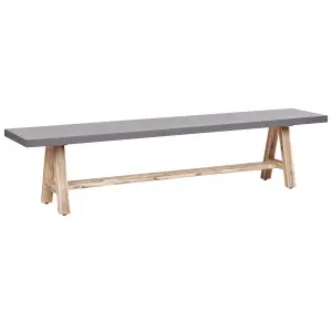 Garden Bench TONNARE Concrete Grey