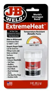 J-B Weld ExtremeHeat High Temperature Resistant Metallic Paste