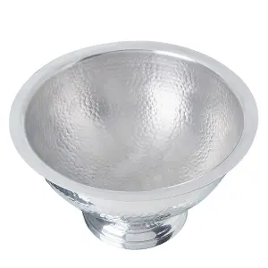 Decorative Bowl TIWANAKU Gloss Silver