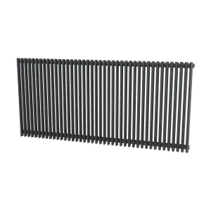 Agadon Aurora Designer Radiator 600 x 1260 mm Anthracite - 3515 BTU - 10 Years Guarantee