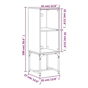 Gosson Standard China Cabinets Sonoma Oak