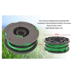 Black & Decker Strimmer Spool and Dual Line 9m x 2mm by Ufixt