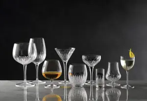 Luigi Bormioli Mixology Clear Round Dishwasher Safe Modern Cognac Brandy Glass Set 465ml Pack of 6