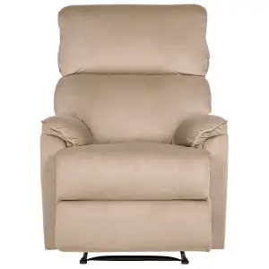 Armchair EVERTON Fabric Light Brown