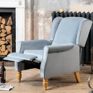 Barksdale Recliner Armchair - Light Blue