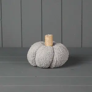 The Satchville Gift Company Grey Fabric Pumpkin