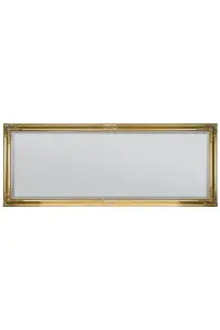 MirrorOutlet Caspian Gold Full Length Mirror 180 x 70 CM