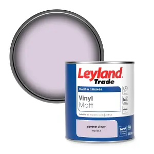 Leyland Trade Vinyl Matt Walls & Ceilings Emulsion Paint Summer Clover (PPG1180-3) 1L