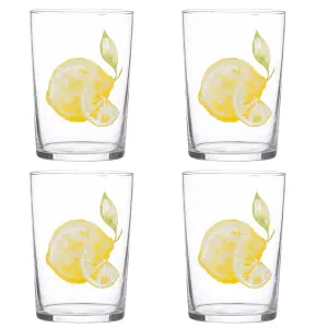 Set of 4 Amalfi Tumblers 52cl Clear