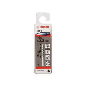 Bosch Professional HSS-G DIN338 3.2x36x65