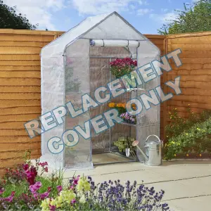 Reinforced Mesh Cover - High-Quality Mesh-Lined PVC Material Greenhouse Cover - Rollable Door With Zippers On Both Sides