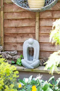 Kelkay Zen Pour with Lights Mains Plugin Powered Water Feature