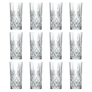 RCR Crystal Melodia Highball Glasses - 360ml - Pack of 12