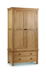 Stylish White Oak Combination Wardrobe