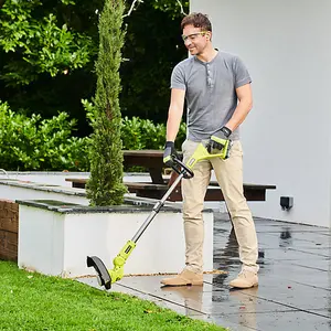 Ryobi ONE+ 30cm 3-in-1 Trimmer Mower 18V RY18LMC30A-0 - (Tool Only) NO BATTERY & CHARGER SUPPLIED