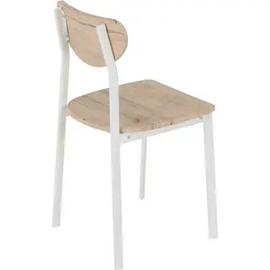 Corrinne Dining Chair (Set of 2) White/Oak