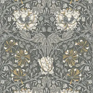 Galerie Arts and CraftsGrey Patterned Wallpaper