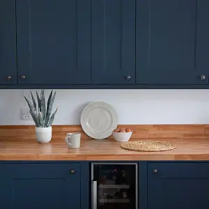 d-c-fix Plain Matt Midnight Navy Self Adhesive Vinyl Wrap Film for Kitchen Doors and Furniture 2m(L) 45cm(W)