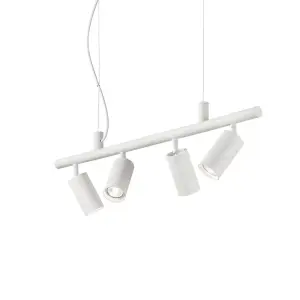 Luminosa Dynamite Indoor 4 Lights Spotlight Ceiling Pendant Lamp White, GU10