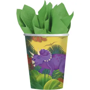 Amscan Goblet On The Theme Of Prehistory Dinosaur Party Cup Multicoloured (One Size)