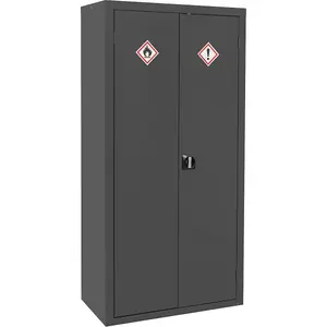 Secure CoSHH Substance Cabinet with Dual Lock - Spacious 900 x 460 x 1800mm Design