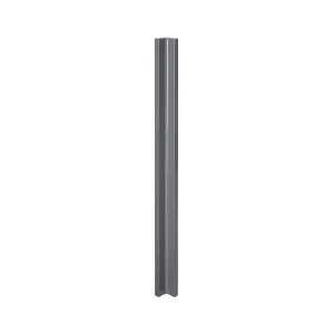 GoodHome Stevia Gloss anthracite slab Gloss anthracite Tall Wall corner post, (W)59mm