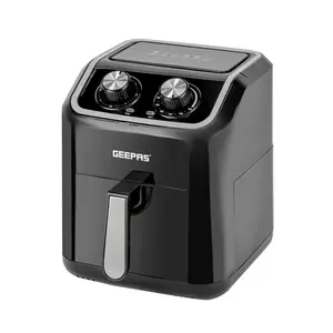 Geepas Vortex 5L Manual Air Fryer – Convection Air Fryer, 30 Minutes Timer