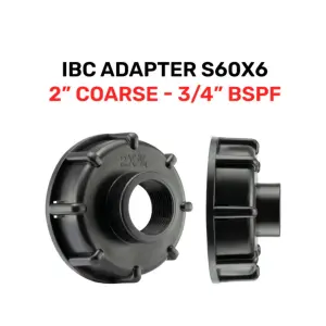 End Cap for IBC Tank with Built-in 3/4 Inch BSPF Thread