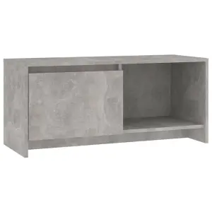 Berkfield TV Cabinet Concrete Grey 90x35x40 cm Engineered Wood