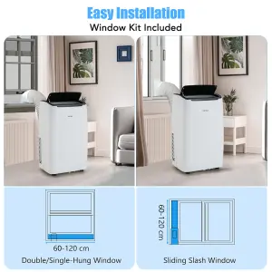 Costway 12000BTU Portable Air Conditioner 5-in-1 Smart WiFi Enabled Home AC Unit