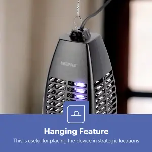 GEEPAS Bug Zapper 4W Electric Mosquito Zapper, UV Light Fly Killer Indoor use, for Home, Patio, Garden, Kitchen