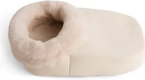 House Of Bruar Unisex Sheepskin Foot Warmer - White