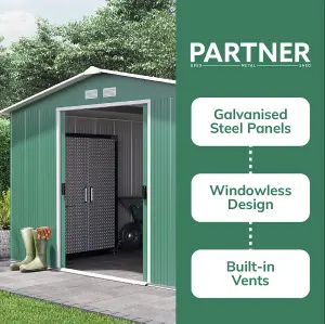 BillyOh Partner Apex Metal Shed - 10x12