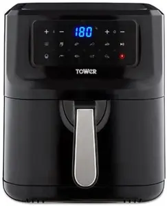 Tower Vortx 5L Digital Air Fryer, Black, Stainless Steel