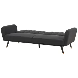 Beliani Glam Sofa Bed VIMMERBY Black