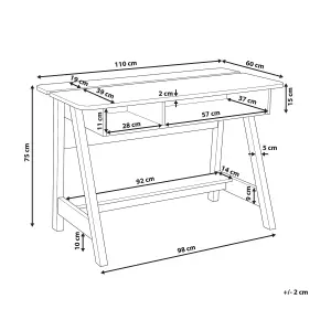 Home Office Desk White JACKSON