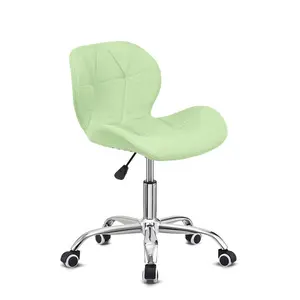 Erltrud Desk Chair Light Green / Velvet