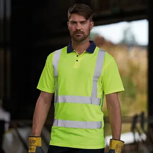 PRO RTX Mens High Visibility Polo Shirt