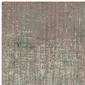 Forest Green Abstract Easy to Clean Modern Dining Room Bedroom and Living Room Rug-160cm X 230cm